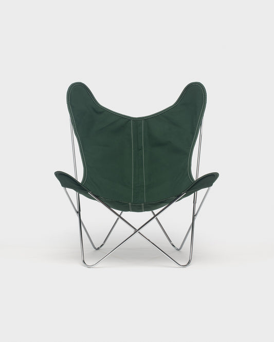 Fauteuil AA Butterfly© - Coton Forêt - Structure inox
