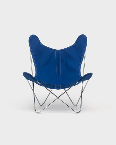 Fauteuil AA Butterfly© - Coton Ciel - Structure inox (Copie)