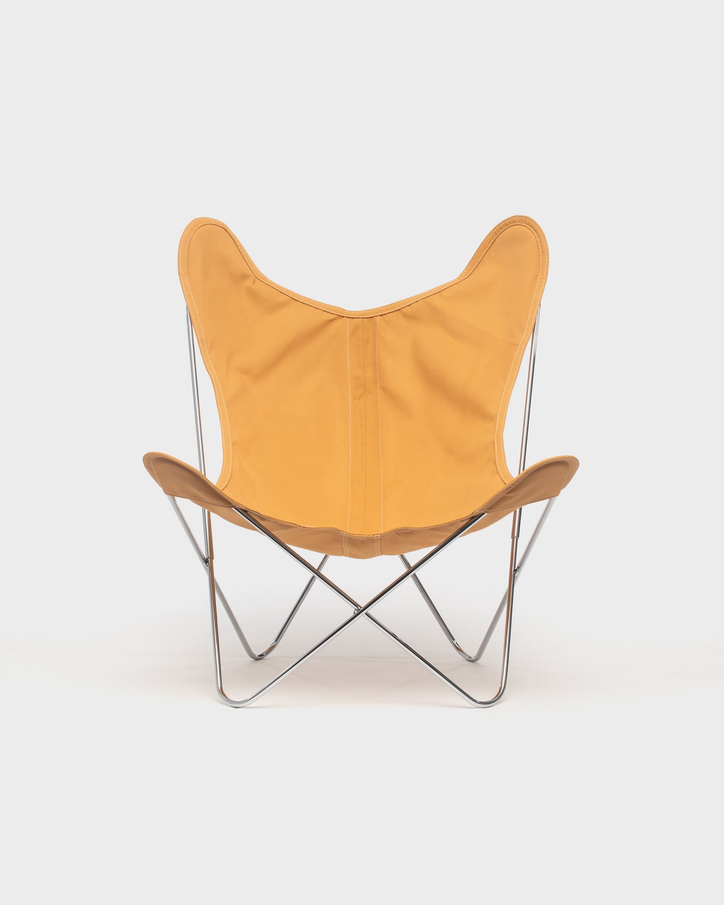 Fauteuil AA Butterfly© - Coton Aurore - Structure inox