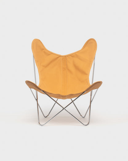 Fauteuil AA Butterfly© - Coton Aurore - Structure inox