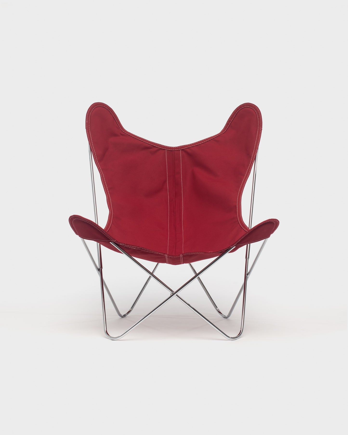 Fauteuil AA Butterfly© - Coton Framboise - Structure inox