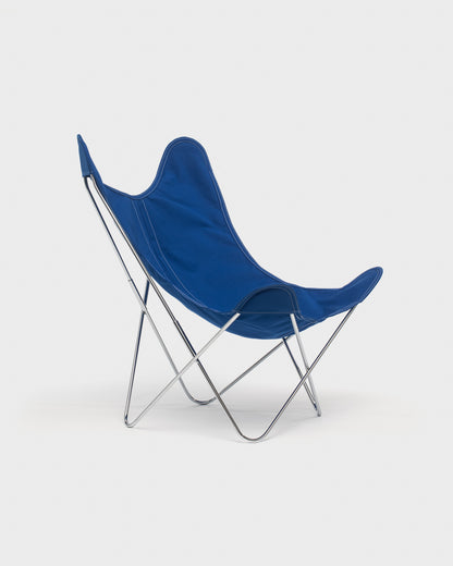 Fauteuil AA Butterfly© - Coton Ciel - Structure inox (Copie)