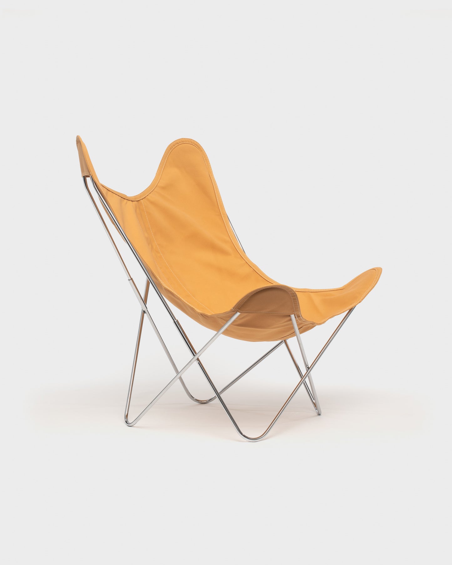 Fauteuil AA Butterfly© - Coton Aurore - Structure inox