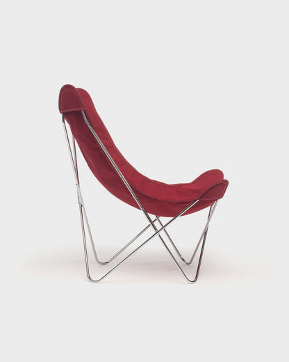 Fauteuil AA Butterfly© - Coton Framboise - Structure inox