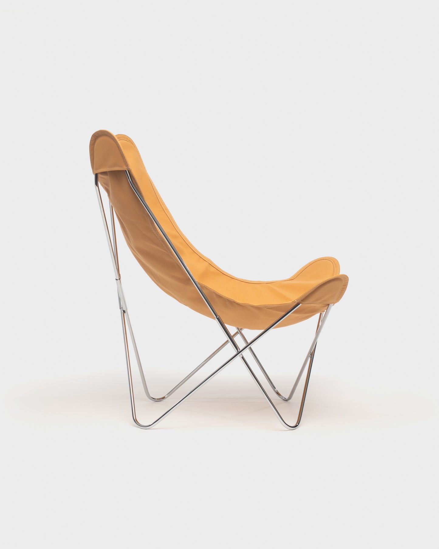 Fauteuil AA Butterfly© - Coton Aurore - Structure inox