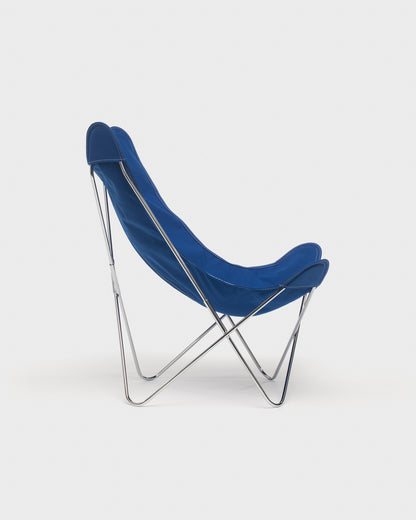 Fauteuil AA Butterfly© - Coton Ciel - Structure inox (Copie)