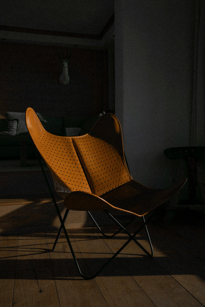 Fauteuil AA Butterfly© - Housse en cuir ajouré