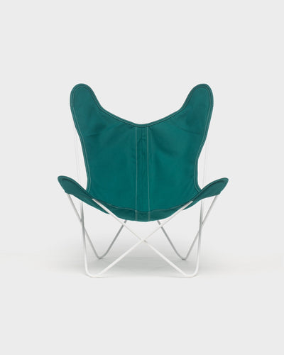 Fauteuil AA Butterfly© - Coton Canard - Structure blanche