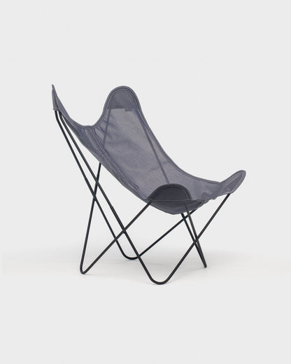 Fauteuil Butterfly batyline Ardoise Structure Noire - Vue 3/4