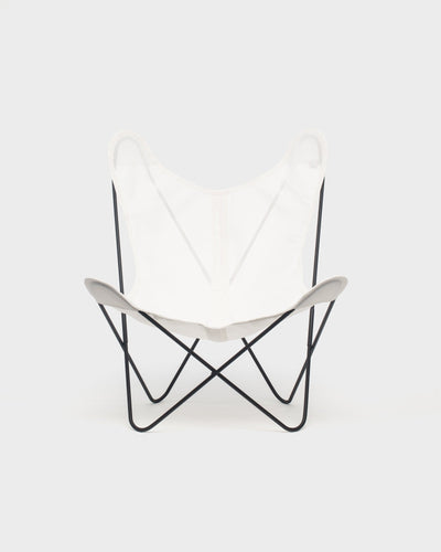 Fauteuil AA Butterfly© - Batyline Ivoire - Structure noire