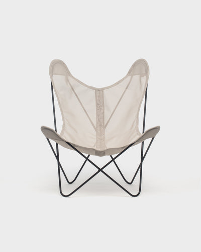 Fauteuil AA Butterfly© - Batyline Taupe - Structure noire