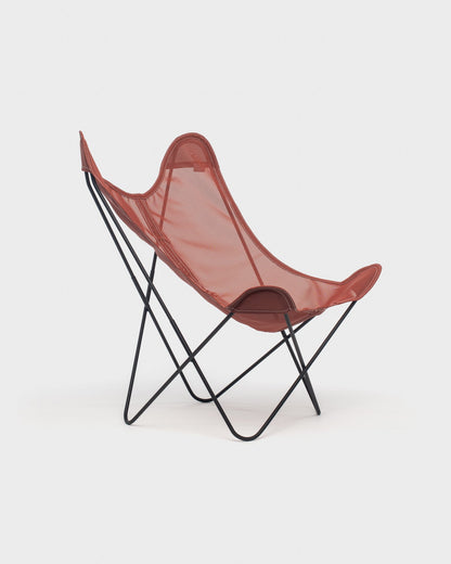 Fauteuil Butterfly batyline Terracotta Structure Noire - Vue 3/4