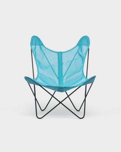Fauteuil AA Butterfly© - Batyline Turquoise - Structure noire