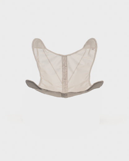 Housse fauteuil papillon en Batyline taupe, fabrication française