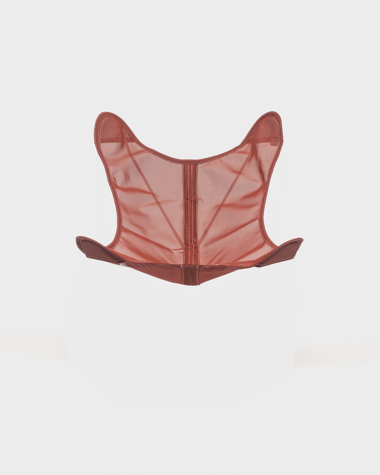 Housse fauteuil papillon en Batyline terracotta, fabrication française
