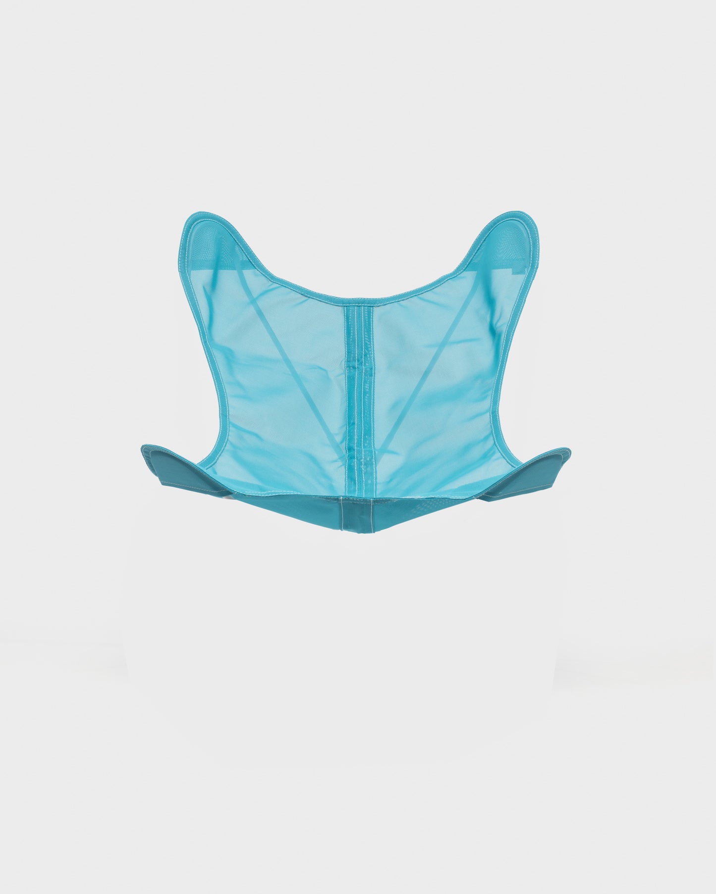 Housse fauteuil papillon en Batyline turquoise, fabrication française