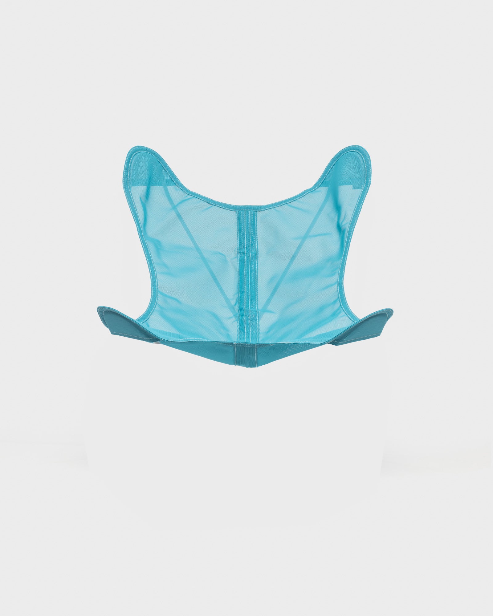 Housse fauteuil papillon en Batyline turquoise, fabrication française