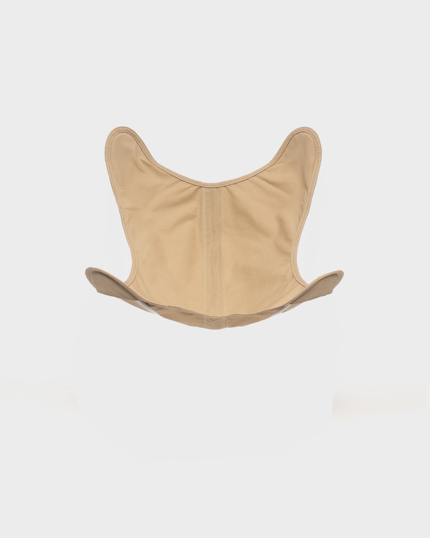 Housse fauteuil papillon beige gres en Coton 100%, fabrication française