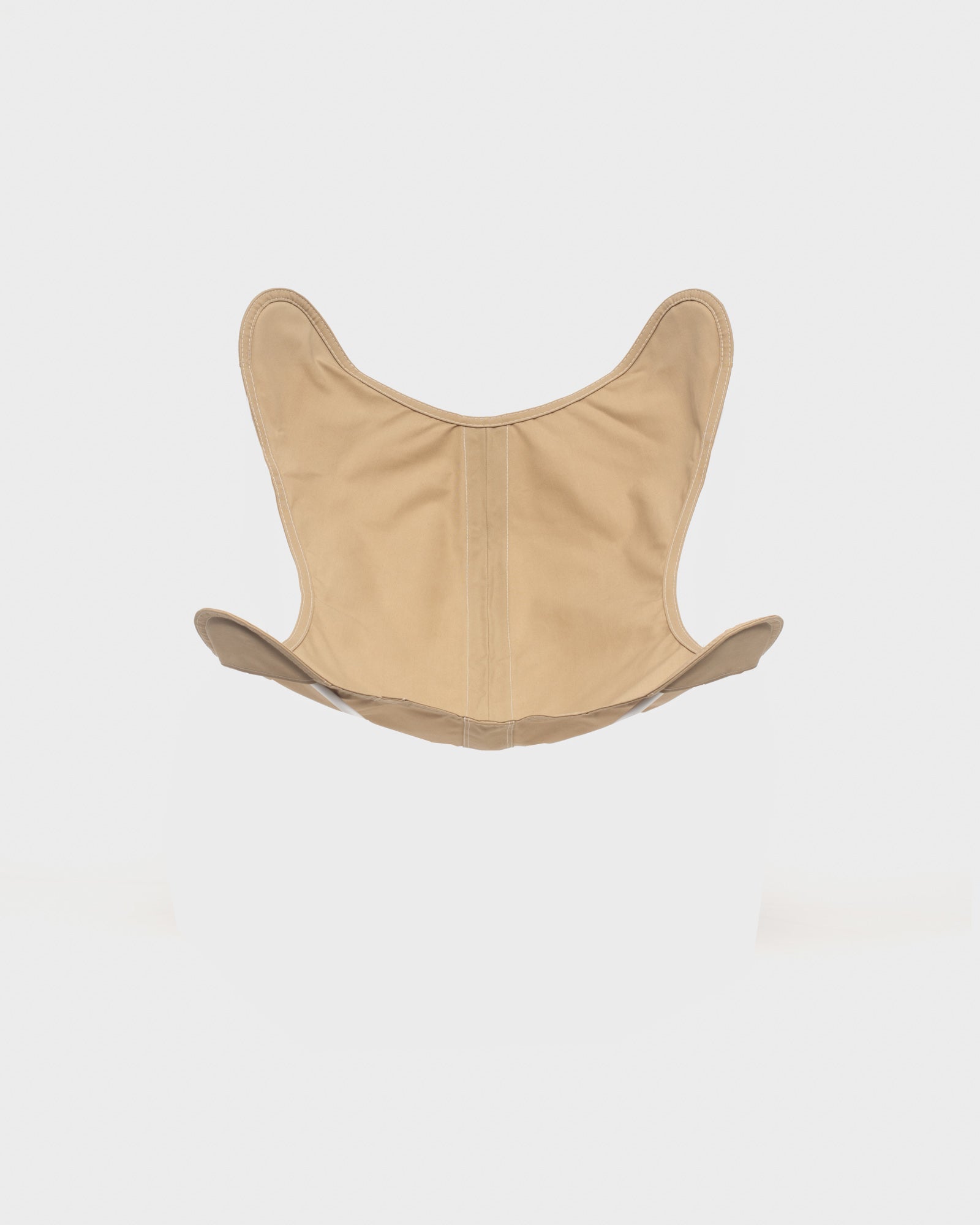 Housse fauteuil papillon beige gres en Coton 100%, fabrication française