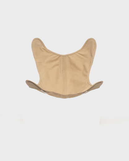 Housse fauteuil papillon beige gres en Coton 100%, fabrication française