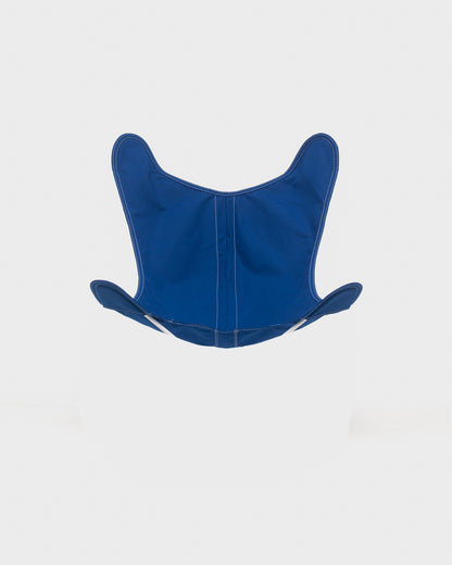 Housse fauteuil papillon bleu ciel en Coton 100%, fabrication française