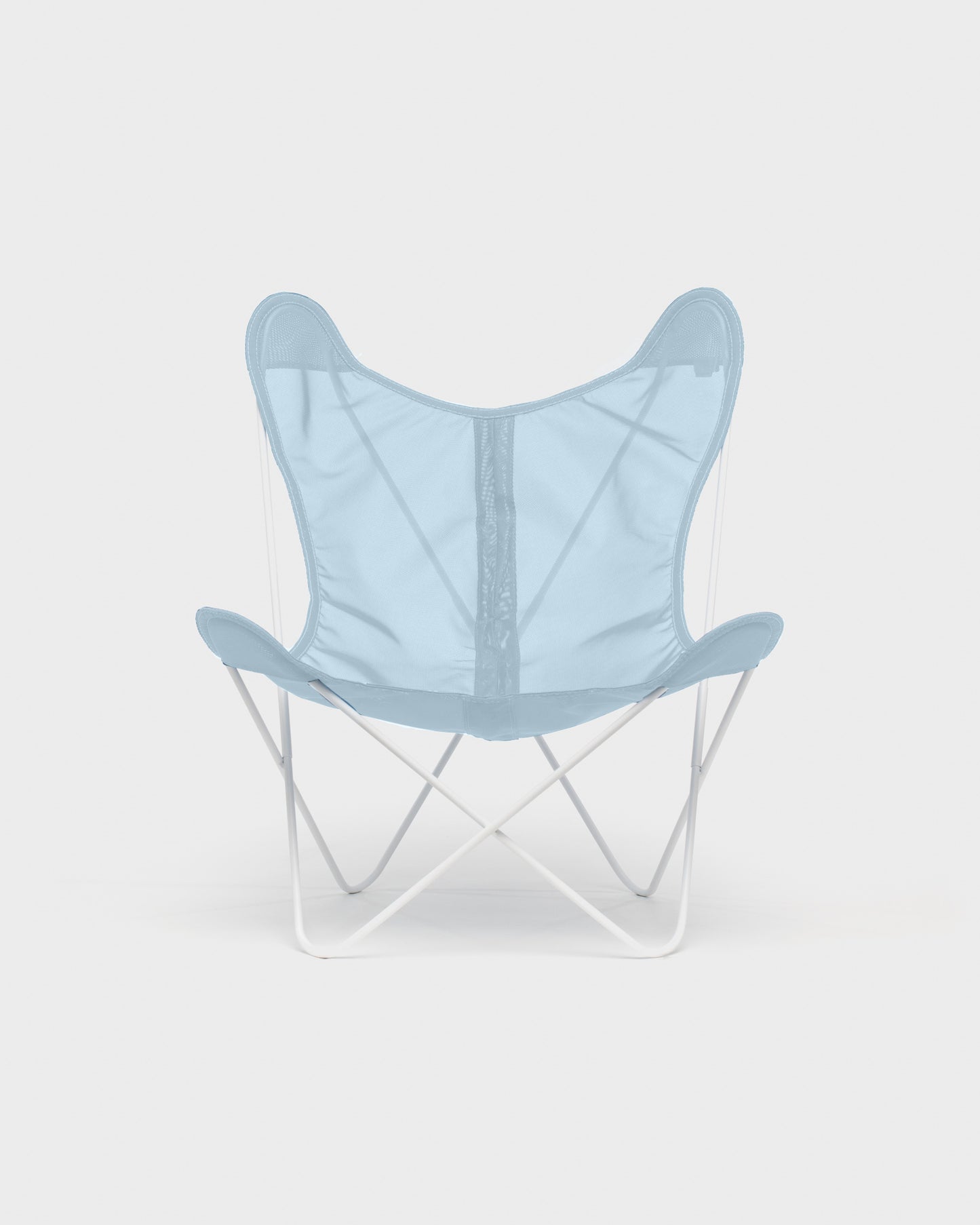Fauteuil AA Butterfly© - Batyline Nuage - Structure blanche