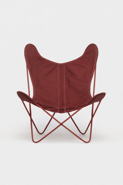 Fauteuil AA Butterfly© - Coton Terracotta - Structure terracotta