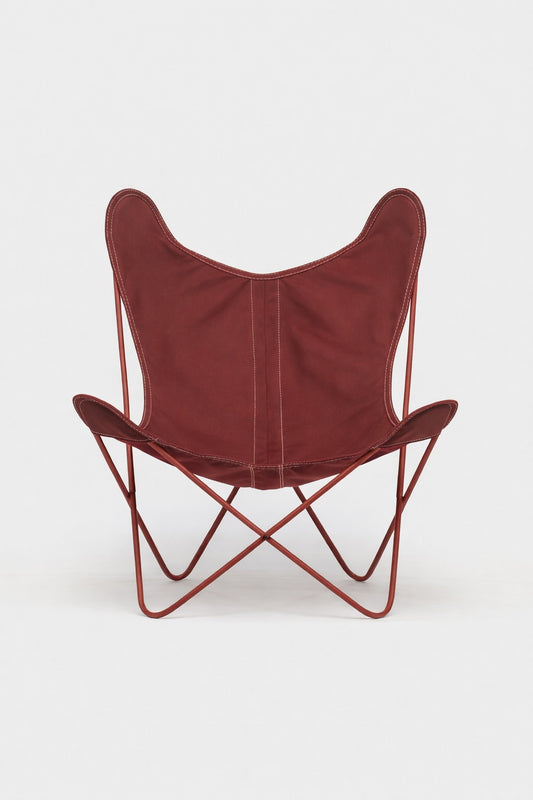 Fauteuil AA Butterfly© - Coton Terracotta - Structure terracotta